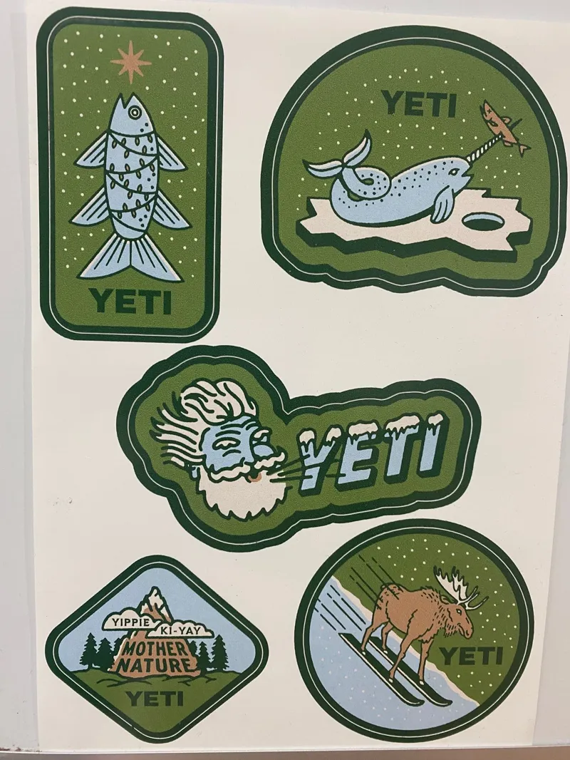 YETI Sticker Sheet